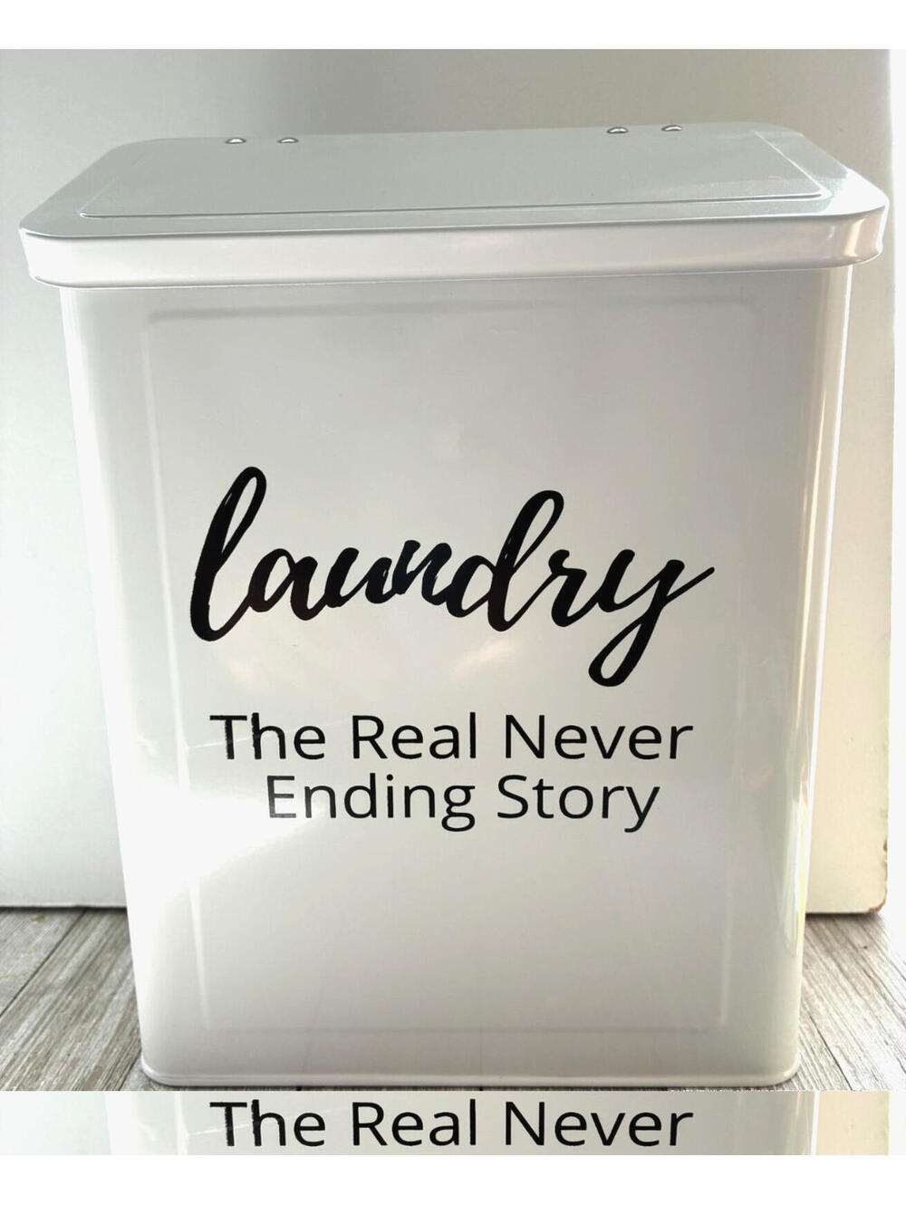 Magnetic Laundry Room Lint Bin Wall Mount Metal Storage Holder for Dryer Lint
